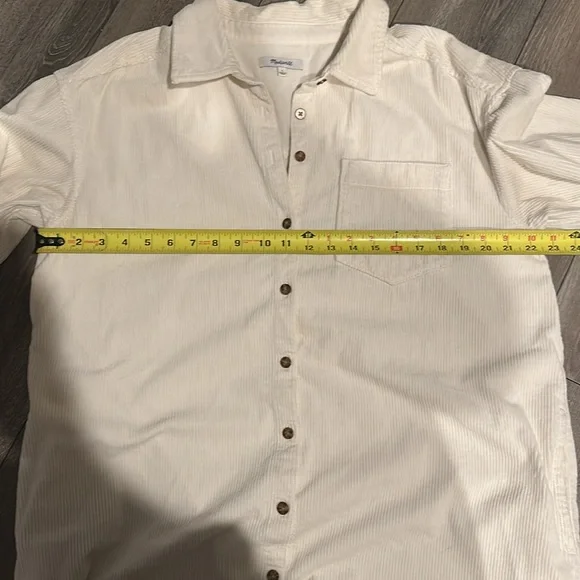 MADEWELL Mini Shirtdress. - Picture 9 of 11